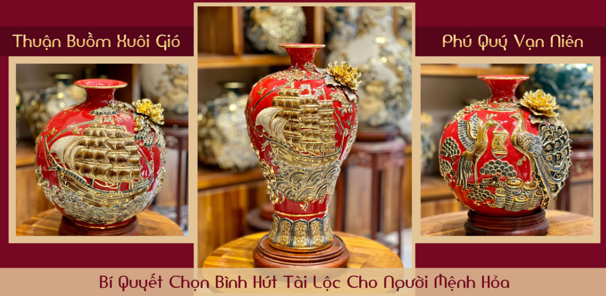 Đặt Bình Hút Lộc Ở Vị Trí Cao Hơn Mặt Đất